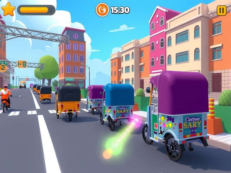Urban Rickshaw Runner Gameplay